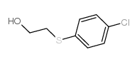 Ethanol,2-[(4-chlorophenyl)thio]- Structure
