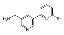 [5-(6-bromopyridin-2-yl)pyridin-3-yl]methanamine Structure