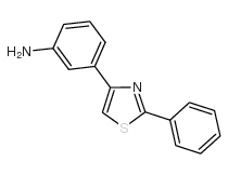 3-(2-PHENYL-THIAZOL-4-YL)-PHENYLAMINE structure