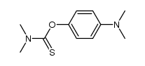 N,N-Dimethyl-thiocarbamidsaeure-O-(4-dimethylamino-phenylester)结构式