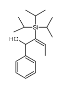 (E)-1-phenyl-2-(triisopropylsilyl)but-2-en-1-ol Structure