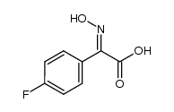 2-(4-fluorophenyl)-2-hydroxyiminoacetic acid结构式