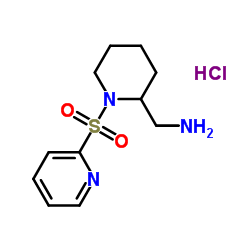 C-[1-(Pyridine-2-sulfonyl)-piperidin-2-yl]-Methylamine hydrochloride structure