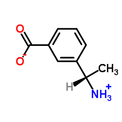(S)-3-(1-Aminoethyl)benzoic acid hydrochloride Structure