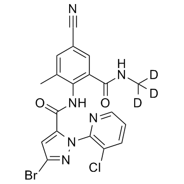 Cyantraniliprole D3 Structure