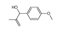 1-(4-methoxyphenyl)-2-methyl-2-propen-1-ol Structure