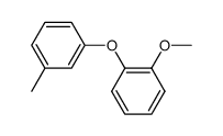 1-methoxy-2-m-tolyloxy-benzene Structure