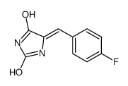 5-[(4-fluorophenyl)methylidene]imidazolidine-2,4-dione结构式