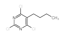 Pyrimidine,5-butyl-2,4,6-trichloro-结构式