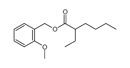 2-methoxybenzyl 2-ethylhexanoate结构式