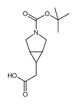 tert-butyl 6-(2-hydroxyethyl)-3-azabicyclo[3.1.0]hexane-3-carboxylate结构式