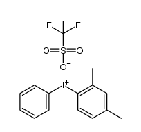 2,4-dimethylphenyl(phenyl)iodonium triflate结构式