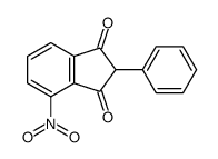 4-nitro-2-phenylindene-1,3-dione Structure