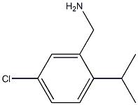 [5-CHLORO-2-(PROPAN-2-YL)PHENYL]METHANAMINE Structure