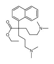 α,α-Bis[3-(dimethylamino)propyl]-1-naphthaleneacetic acid ethyl ester结构式