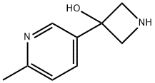 3-(6-methylpyridin-3-yl)azetidin-3-ol Structure