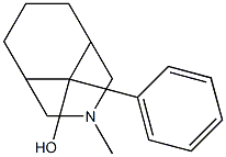 (1β,5β,9-anti)-3-Methyl-9-phenyl-3-azabicyclo[3.3.1]nonan-9-ol structure