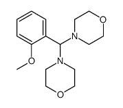 4-[(2-methoxyphenyl)-morpholin-4-ylmethyl]morpholine Structure