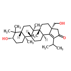 (3β)-3,28-Dihydroxylup-18-en-21-one Structure