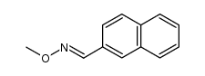 2-naphthaldehyde O-methyl oxime Structure