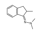 2-methyl-indan-1-one N,N-dimethylhydrazone Structure
