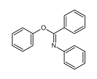 N-Phenylbenzimidic acid phenyl ester Structure