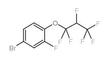 (4-Bromo-2-fluorophenyl) 1,1,2,3,3,3-hexafluoropropyl ether结构式