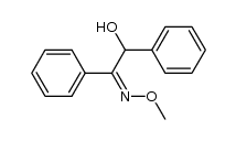 (Z)-2-hydroxy-1,2-diphenylethanone O-methyloxime Structure