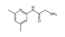 glycine-N-(4,6-dimethylpyridin-2-yl)amide结构式