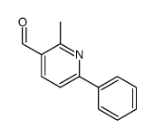 2-Methyl-6-phenylpyridine-3-carboxaldehyde Structure