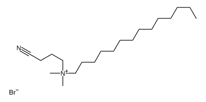 3-cyanopropyl-dimethyl-tetradecylazanium,bromide Structure