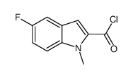 1H-Indole-2-carbonyl chloride, 5-fluoro-1-methyl- (9CI) structure