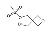 (3-(bromomethyl)oxetan-3-yl)methyl methanesulfonate Structure