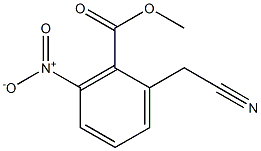 Methyl 2-(cyanoMethyl)-6-nitrobenzoate Structure