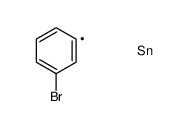 (3-bromophenyl)-trimethylstannane Structure