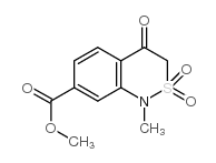 3,4-DIHYDRO-2,2-DIOXO-7-METHOXYCARBONYL-1-METHYLBENZO[2,1-C]THIAZIN-4-ONE structure