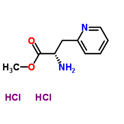 Methyl 3-(2-pyridinyl)-L-alaninate dihydrochloride结构式