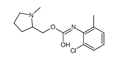 (1-methylpyrrolidin-2-yl)methyl N-(2-chloro-6-methylphenyl)carbamate Structure