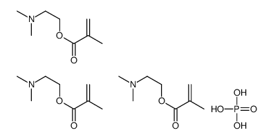 2-(dimethylamino)ethyl 2-methylprop-2-enoate,phosphoric acid结构式