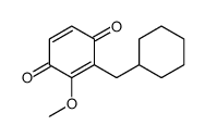 2-(cyclohexylmethyl)-3-methoxycyclohexa-2,5-diene-1,4-dione Structure