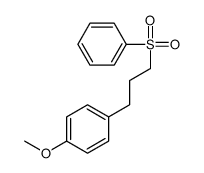 1-[3-(benzenesulfonyl)propyl]-4-methoxybenzene结构式