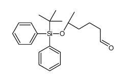 (5S)-5-[tert-butyl(diphenyl)silyl]oxyhexanal结构式