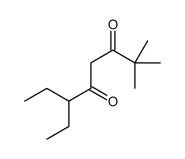 6-ethyl-2,2-dimethyloctane-3,5-dione Structure