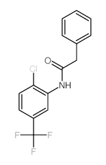 Benzeneacetamide,N-[2-chloro-5-(trifluoromethyl)phenyl]- Structure