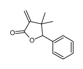 4,4-dimethyl-3-methylidene-5-phenyloxolan-2-one结构式
