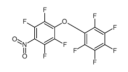 1,2,4,5-tetrafluoro-3-nitro-6-(2,3,4,5,6-pentafluorophenoxy)benzene Structure