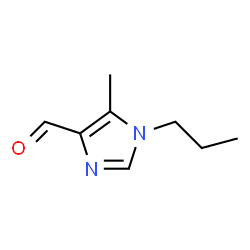 1H-Imidazole-4-carboxaldehyde, 5-methyl-1-propyl- (9CI)结构式