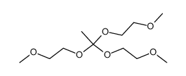 tris(2-methoxyethyl) orthoacetate Structure