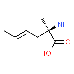 4-Hexenoicacid,2-amino-2-methyl-,[R-(E)]-(9CI)结构式