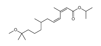 propan-2-yl (2Z,4Z)-11-methoxy-3,7,11-trimethyldodeca-2,4-dienoate Structure